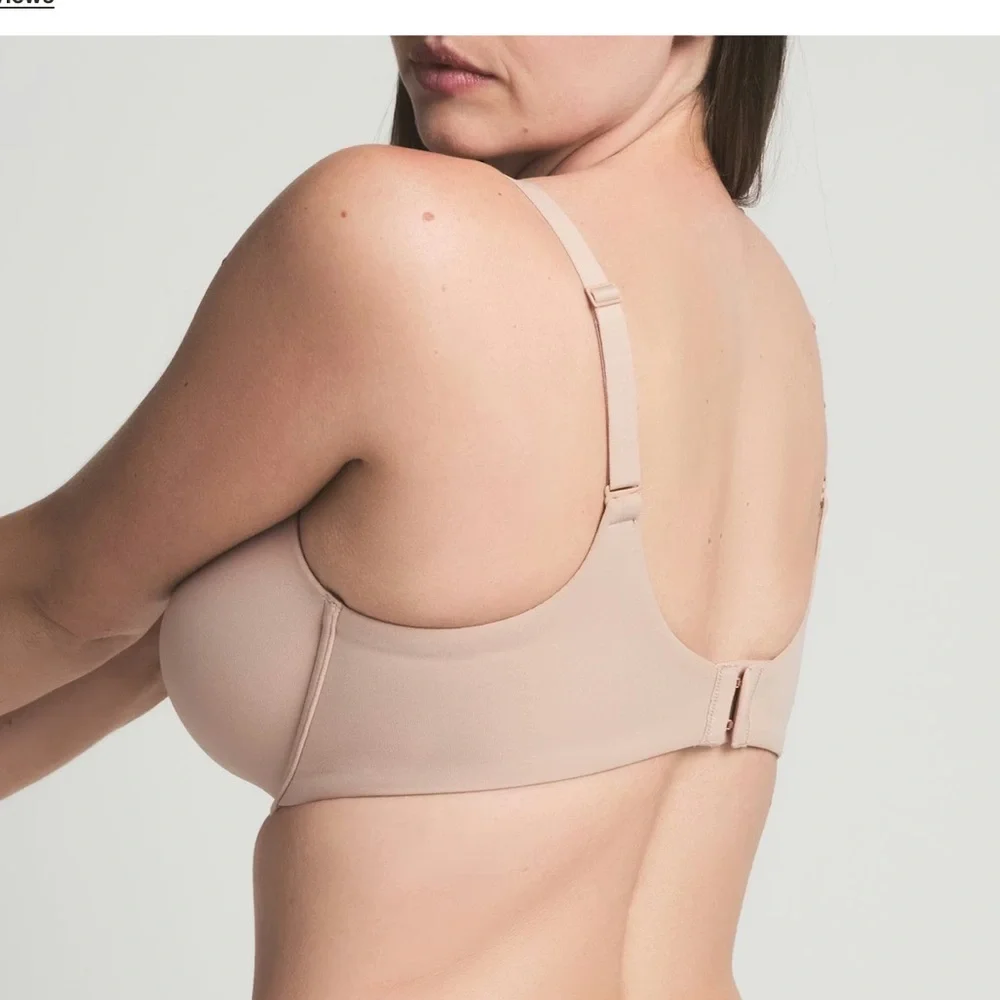 Skims Fits Everybody t-shirt Demi bra Mica color Size 34H New with tag - Picture 2 of 12